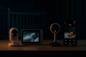 Babá eletrônica TakTark vs Motorola — comparativo 2025 (alcance, visão noturna e app)