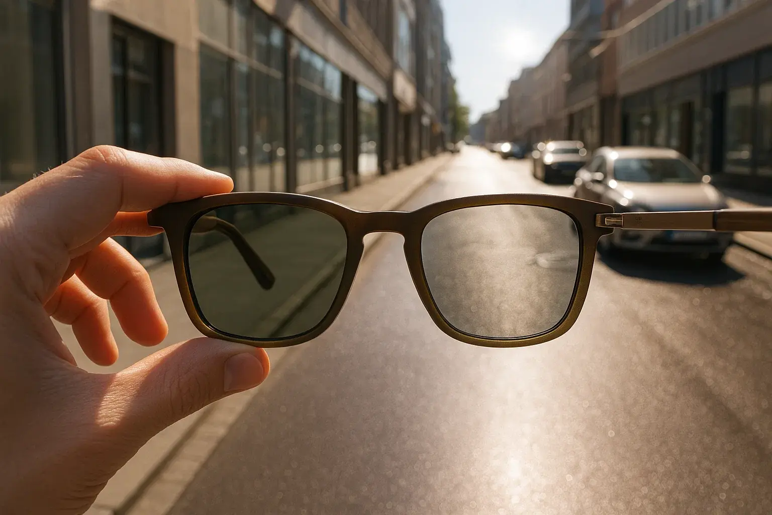Óculos Chilli Beans é bom? Comparação de reflexo em ambiente urbano