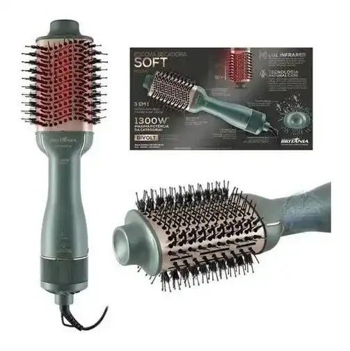 Escova Secadora Britânia Soft BES13VD Escova Secadora Britânia Soft BES13VD