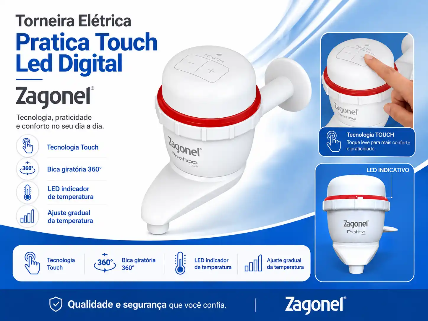 Torneira elétrica Zagonel Prática torneira elétrica Zagonel Prática vale a pena