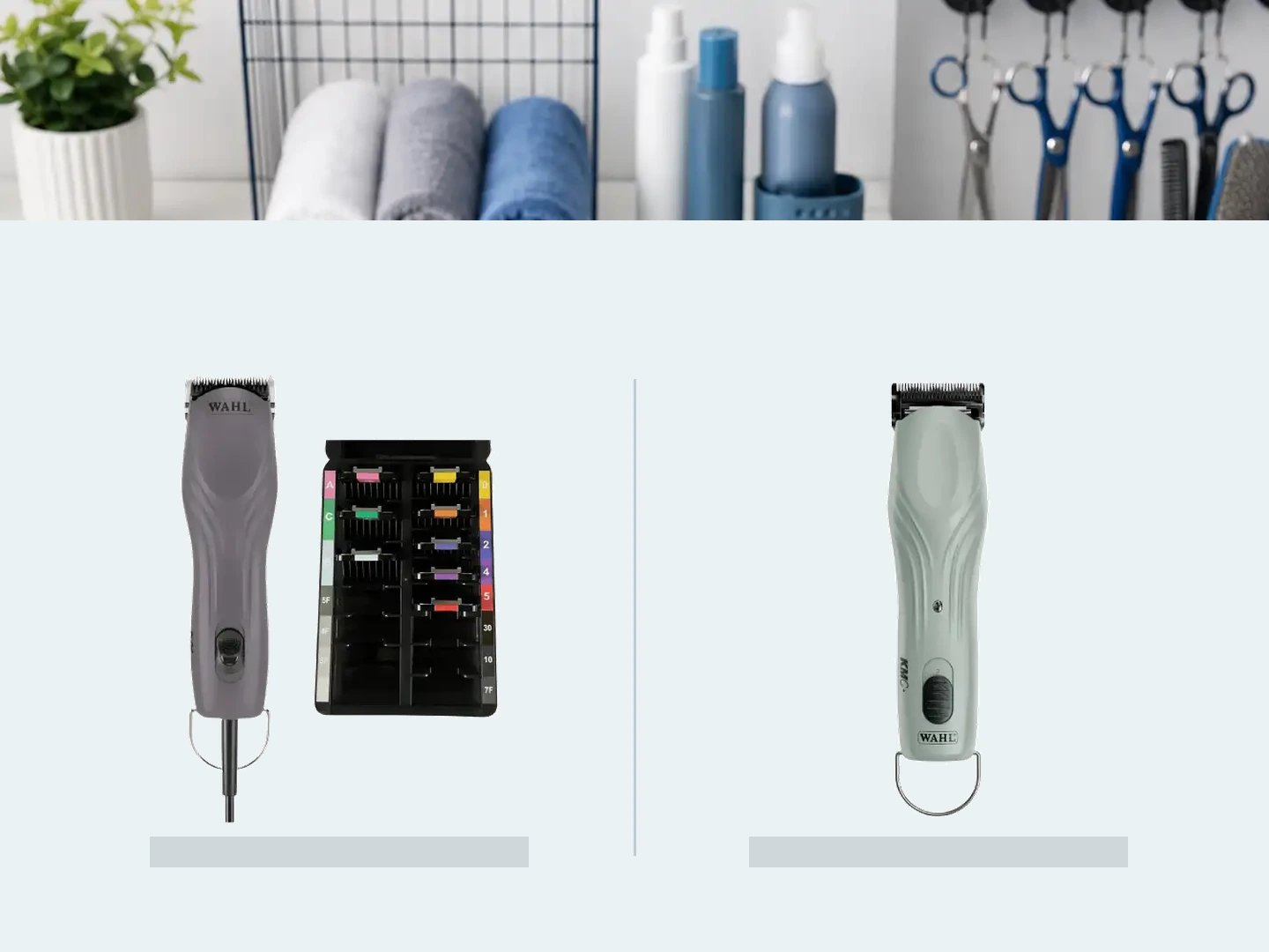 Comparação entre máquina de tosa com fio e sem fio